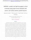 Research paper thumbnail of DENVIS: scalable and high-throughput virtual screening using graph neural networks with atomic and surface protein pocket features