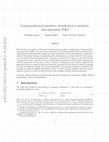 Research paper thumbnail of Learning-informed parameter identification in nonlinear time-dependent PDEs