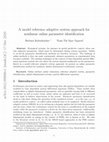 Research paper thumbnail of A model reference adaptive system approach for nonlinear online parameter identification