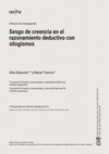 Research paper thumbnail of Sesgo de creencia en el razonamiento deductivo con silogismos