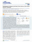 Research paper thumbnail of Development of Ultrapure and Potent Tannic Acids as a Pan-coronal Antiviral Therapeutic