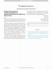 Research paper thumbnail of Results of Deep Anterior Lamellar Keratoplasty for Advanced Keratoconus in Children Less Than 18 years