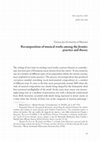 Research paper thumbnail of Recomposition of musical works among the Jesuits: practice and theory