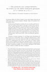 Research paper thumbnail of Comportement des chiens