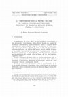 Research paper thumbnail of Cantatore M.F.A. 2022, La diffusione della pietra ollare in Emilia centro occidentale: province di Modena, Reggio Emilia, Parma e Piacenza, in "Bollettino Storico Piacentino", CXVII (2022), pp. 149-188