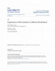 Research paper thumbnail of Exploration of the Southern California Borderland