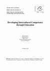 Research paper thumbnail of Developing intercultural competence through education