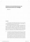 Research paper thumbnail of A Retórica no Curso de Verão de 1924 e seu esquecimento posterior por Heidegger