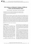 Research paper thumbnail of EFL Politeness in Refusals by Students of Different Culture and Interlanguage Stages