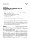 Research paper thumbnail of Innovative Devices for Motor Learning Programs