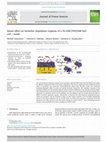 Research paper thumbnail of Steam effect on Gerischer impedance response of a Ni/GDC|YSZ|LSM fuel cell / anode