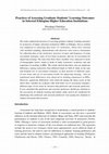 Research paper thumbnail of Practices of Assessing Graduate Students' Learning Outcomes in Selected Ethiopian Higher Education Institutions