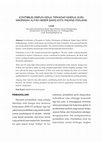 Research paper thumbnail of Kontribusi Disiplin Kerja Terhadap Kinerja Guru Madrasah Aliyah Negeri (Man) Kota Padang Panjang