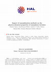 Research paper thumbnail of Impact of amorphisation methods on the physico-chemical properties of amorphous lactulose