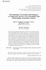 Research paper thumbnail of 'Decolonizing' Curriculum and Pedagogy: A Comparative Review Across Disciplines and Global Higher Education Contexts