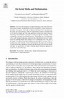 Research paper thumbnail of On Social Media and Mediatization