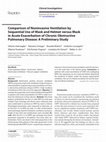 Research paper thumbnail of Comparison of Noninvasive Ventilation by Sequential Use of Mask and Helmet versus Mask in Acute Exacerbation of Chronic Obstructive Pulmonary Disease: A Preliminary Study