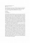 Research paper thumbnail of Review of "Philo of Alexandria: On the Life of Abraham. Introduction, Translation, and Commentary by Ellen Birnbaum and John Dillon"