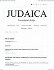 Research paper thumbnail of Judaica. Neue digitale Folge JNDF. Vol. 3 (2022)