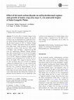 Research paper thumbnail of Effect of elevated carbon dioxide on soil hydrothermal regimes and growth of maize crop (Zea mays L.) in semi-arid tropics of Indo-Gangetic Plains