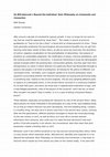 Research paper thumbnail of On Will Johncock's Beyond the Individual: Stoic Philosophy on Community and Connection