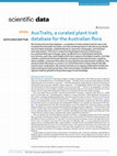 Research paper thumbnail of AusTraits, a curated plant trait database for the Australian flora