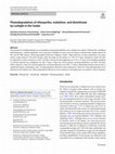 Research paper thumbnail of Photodegradation of chlorpyrifos, malathion, and dimethoate by sunlight in the Sudan