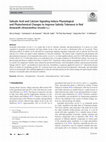 Research paper thumbnail of Salicylic Acid and Calcium Signaling Induce Physiological and Phytochemical Changes to Improve Salinity Tolerance in Red Amaranth (Amaranthus tricolor L.)