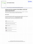 Research paper thumbnail of Ireland and the reception of the Bible: social and cultural perspectives. Edited by Bradford A. Anderson and Jonathan Kearney. Pp 416. London: T. T. Clark. 2018. USD$115 hardback