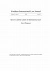 Research paper thumbnail of Kosovo and the Limits of International Law