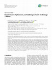 Research paper thumbnail of Requirements, Deployments, and Challenges of LoRa Technology: A Survey