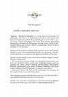 Research paper thumbnail of CallForPapers "Philosophies of measure", Syzetesis-Rivista di Filosofia2024