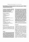 Research paper thumbnail of Exon deletions of the phenylalanine hydroxylase gene in Italian hyperphenylalaninemics