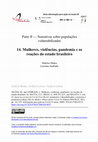 Research paper thumbnail of Mulheres, violências, pandemia e as reações do estado brasileiro