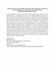 Research paper thumbnail of “May Yahweh make you like Zedekiah and Ahab whom the king of Babylon roasted in the fire:” Does Jeremiah’s ‘Letter to the Exiles’ make a reference to the Mesopotamian Maqlû ritual in Jer 29:22?