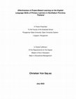 Research paper thumbnail of Effectiveness of Project-Based Learning on the English Language Skills of Primary Learners in Nonthaburi Province, Thailand