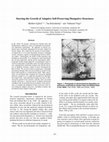 Research paper thumbnail of Steering the Growth of Adaptive Self-Preserving Dissipative Structures