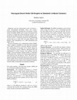 Research paper thumbnail of Marangoni Based Motile Oil-Droplets in Simulated Artificial Chemistry