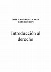 Research paper thumbnail of Introduccion al derecho