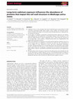 Research paper thumbnail of Long-term cadmium exposure influences the abundance of proteins that impact the cell wall structure in medicago sativa stems