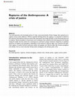 Research paper thumbnail of Ruptures of the Anthropocene: A crisis of justice