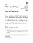 Research paper thumbnail of Christology, Eschatology and the Politics of Time in 1 Peter