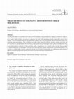 Research paper thumbnail of MeasureMent of cognitive distortions in child