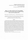 Research paper thumbnail of High or very high recidivism risk? The possibilities of recidivism risk assessment under the Polish SVP law (the Act of 22 November 2013)