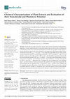 Research paper thumbnail of Chemical Characterization of Plant Extracts and Evaluation of their Nematicidal and Phytotoxic Potential