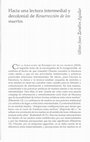 Research paper thumbnail of Hacia una lectura intermedial y decolonial de Resurrección de las muertos