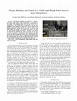 Research paper thumbnail of Design, modeling and control of a 5-DoF light-weight robot arm for aerial manipulation