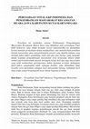 Research paper thumbnail of Perusahaan Total E&P Indonesia Dan Pengembangan Masyarakat Kecamatan Muara Jawa Kabupaten Kutai Kartanegara