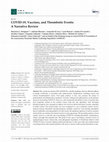 Research paper thumbnail of COVID-19, Vaccines, and Thrombotic Events: A Narrative Review