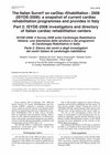 Research paper thumbnail of The Italian survey on cardiac rehabilitation-2008 (ISYDE-2008): a snapshot of current cardiac rehabilitation programmes and provides in Italy. Part 2: ISYDE-2008 investigators and directory of Italian cardiac rehabilitation centers